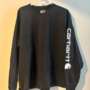 Carhartt Black Long Sleeve Tee with Crew Neck
